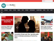 Tablet Screenshot of latestheadlines.net